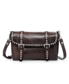 Old Trend Soul Stud Convertible Crossbody Bag In Dark Brown