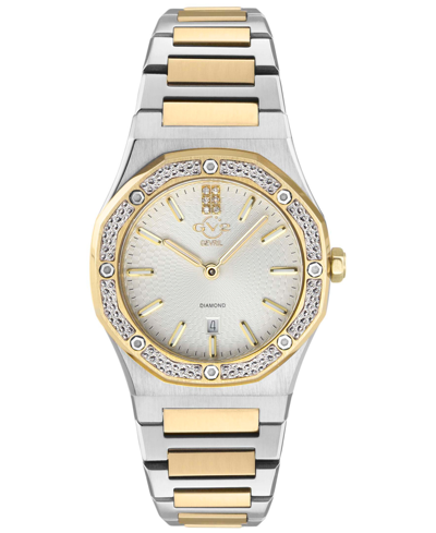 Gv2 By Gevril Women's Palmanova Swiss Quartz Two-tone Stainless Steel Watch 33mm In Two Tone