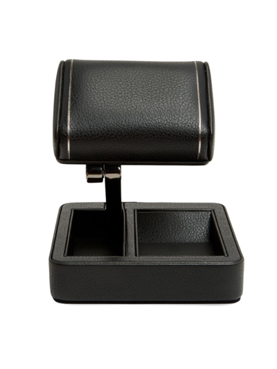 Wolf Designs British Racing Travel Watch Stand In Black