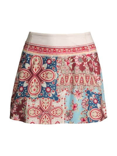 Johnny Was Women's Thena Paisley Active Miniskirt In Neutral