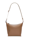 Loewe Leather Cubi Shoulder Bag In Winter Brown