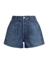 CITIZENS OF HUMANITY WOMEN'S FRANCES DENIM SEAMED SHORTS