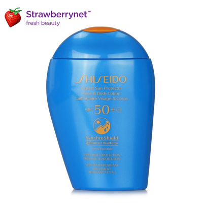 Shiseido 【保税仓发货极速达】资生堂新艳阳夏水动力面部及身体防护霜spf50uva(透明高度防护防水)150ml In Black