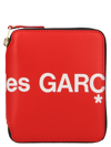 Comme Des Garçons Logo Print Wallet Wallets And Card Holders Red