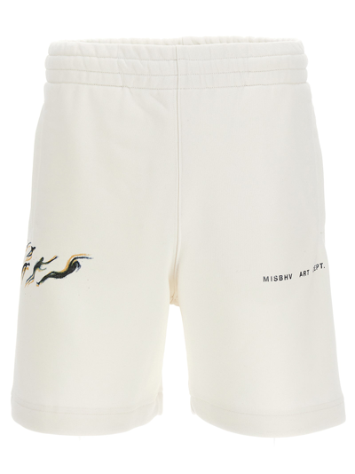 Misbhv Off-white Art Department Shorts In 22330931 Off White