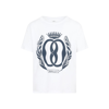 Bally Emblem Print Short Sleeve Graphic T-shirt In White