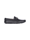 Ferragamo Parigi Slip-on Leather Loafers In Black