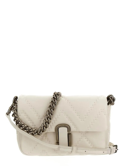 Marc Jacobs Quilted Shoulder Bag In White
