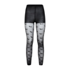 Thom Browne Hector-motif Tights In Nero