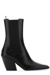 PRADA POINTED TOE SLIP-ON ANKLE BOOTS