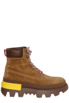 MONCLER MON CORP ROUND TOE LACE-UP BOOTS