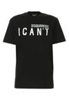 Dsquared2 Slogan Printed Crewneck T-shirt