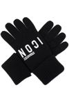DSQUARED2 LOGO EMBROIDERED GLOVES