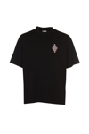 Marcelo Burlon County Of Milan Solid Color Optical Cross Crew-neck T-shirt In Black