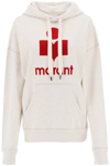 ISABEL MARANT ÉTOILE MANSEL HOODIE WITH FLOCKED LOGO