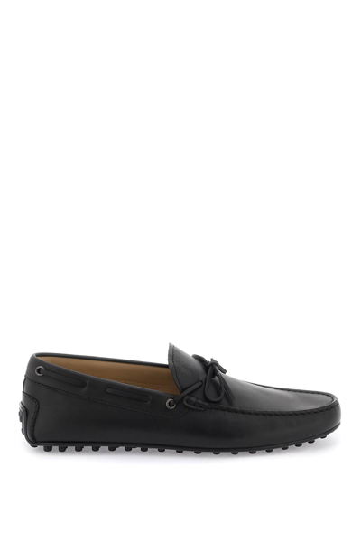 Tod's City Gommino Loafers In Nero (black)