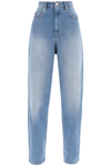 Isabel Marant Étoile Corsy High-rise Tapered Jeans In Light Blue (light Blue)