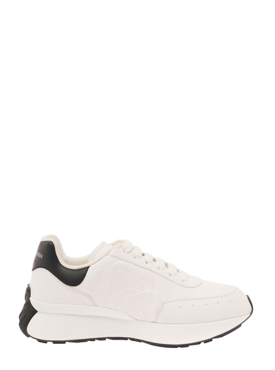 Alexander Mcqueen Sneakers Leather In White