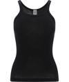 Re/done Black Hanes Edition Ribbed Tank Top