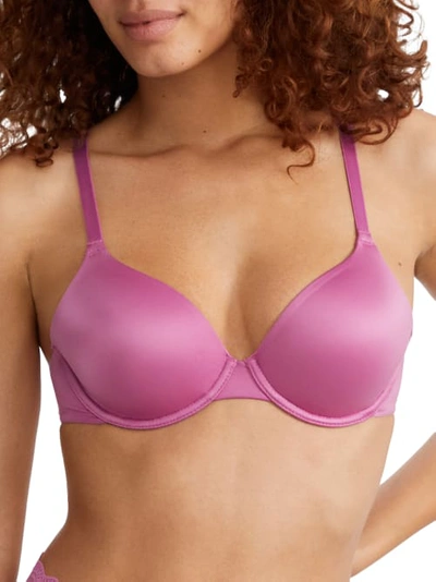 B.tempt'd By Wacoal Future Foundations T-shirt Bra In Mulberry