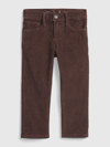 Gap Toddler Slim Cords With Washwell In Espresso Brown