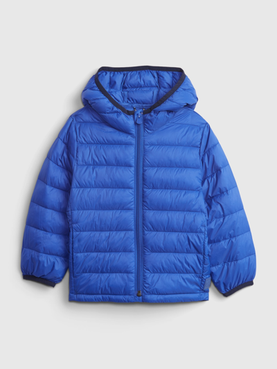Gap Babies' Toddler Recycled Nylon Puffer Jacket In Admiral Blue