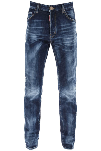 Dsquared2 Dark Clean Wash Cool Guy Jeans In Blue
