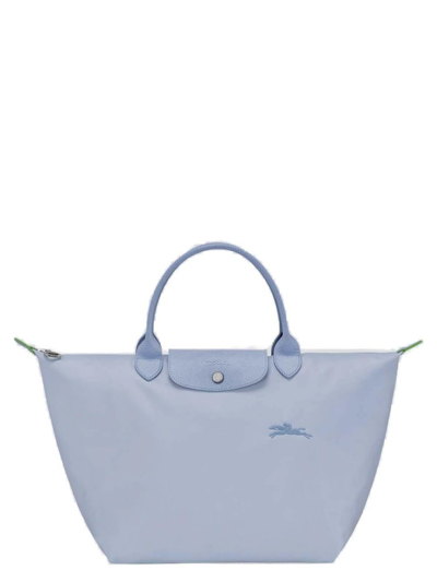 Longchamp Le Pliage Medium Tote Bag In Blue