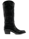 SARTORE 45MM WESTERN-STYLE LEATHER BOOTS