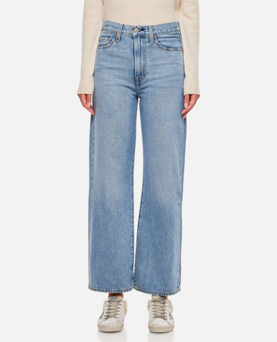 Levi Strauss & Co Ribcage Wide Leg Jeans In Sky Blue