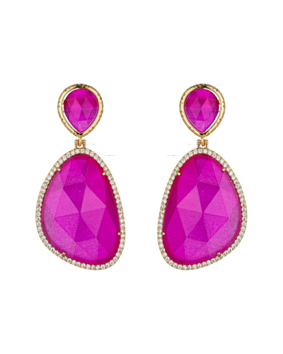 EYE CANDY LA EYE CANDY LA THE LUXE COLLECTION CZ ANYA DROP EARRINGS