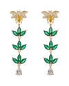 Eye Candy La The Luxe Collection Cz Harper Bee Drop Earrings