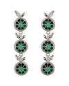 Eye Candy La The Luxe Collection Cz Mini Lime Drop Earrings