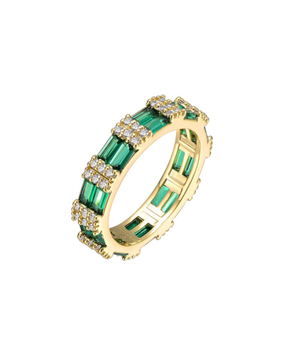 RACHEL GLAUBER RACHEL GLAUBER 14K PLATED CZ RING