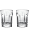 Waterford Winter Wonders Rose Double Old Fashioned Glass Set, 2 Pieces