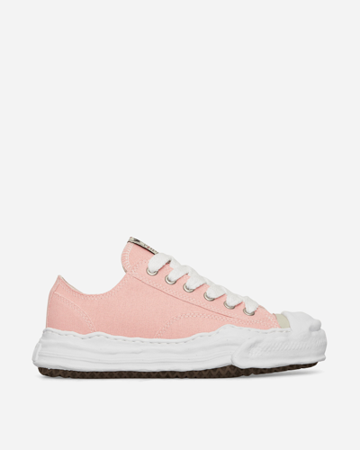 Miharayasuhiro Hank Og Sole Canvas Low Sneakers In Pink