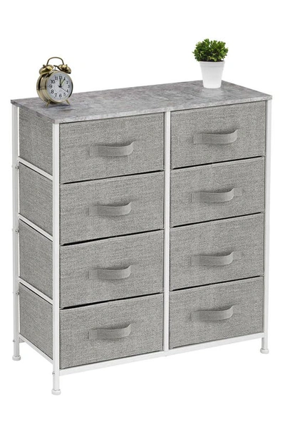 Sorbus 8-drawer Dresser In Gray