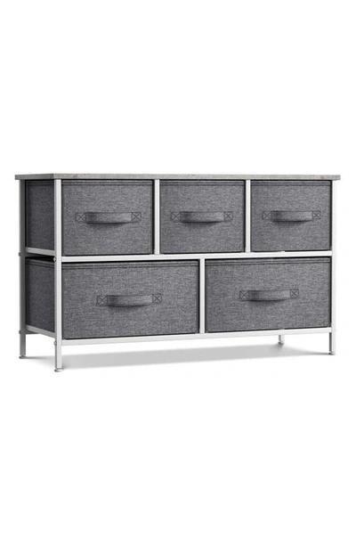 Sorbus Storage Cube Dresser In Grey