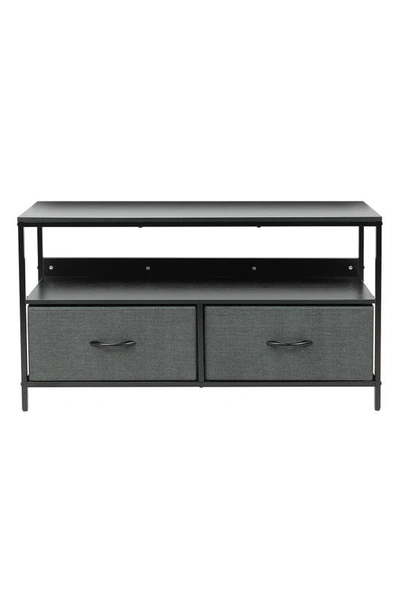 Sorbus Dresser Drawer Tv Stand In Grey/ Grey