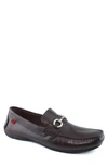 Marc Joseph New York Stafford Ave Leather Loafer In Brown Napa Alternative Buckle