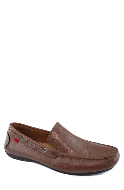 Marc Joseph New York St Tropez Leather Loafer In Cognac Grainy