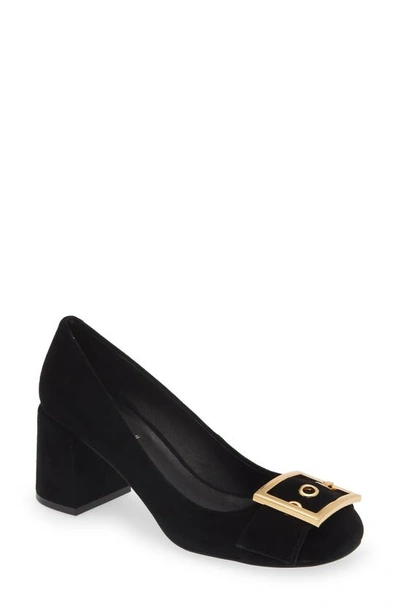 Jeffrey Campbell Facts Pump In Black Suede/gold