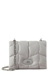 Mulberry Little Softie Quilted Leather Crossbody Bag In Pale Grey
