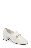 Jeffrey Campbell Archives Bit Loafer Pump In White Patent