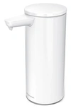 Simplehuman Rechargeable 9-ounce Liquid Soap Sensor Pump In White
