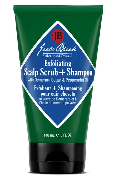 Jack Black Exfoliating Scalp Scrub+ Shampoo In Green