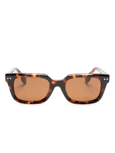 District Vision Belem 002 Square-frame Sunglasses In Multi