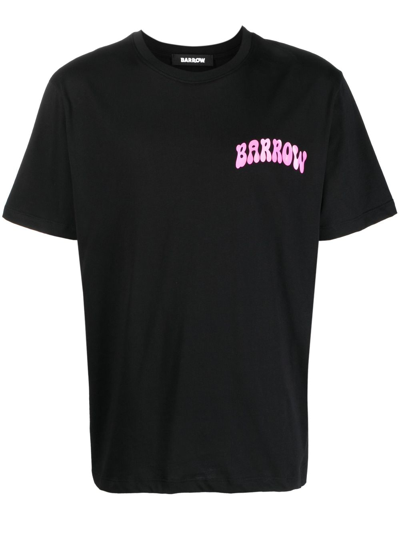 Barrow Logo-print Cotton T-shirt In Black