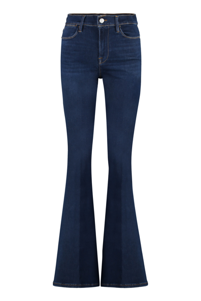 Frame The Icon Flared Jeans In Blue