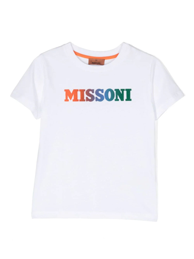 Missoni Kids' Logo-print Cotton T-shirt